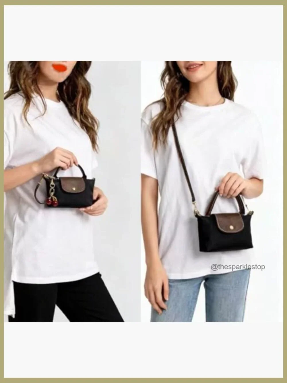 Convertible Mini Crossbody Bag with Detachable Strap